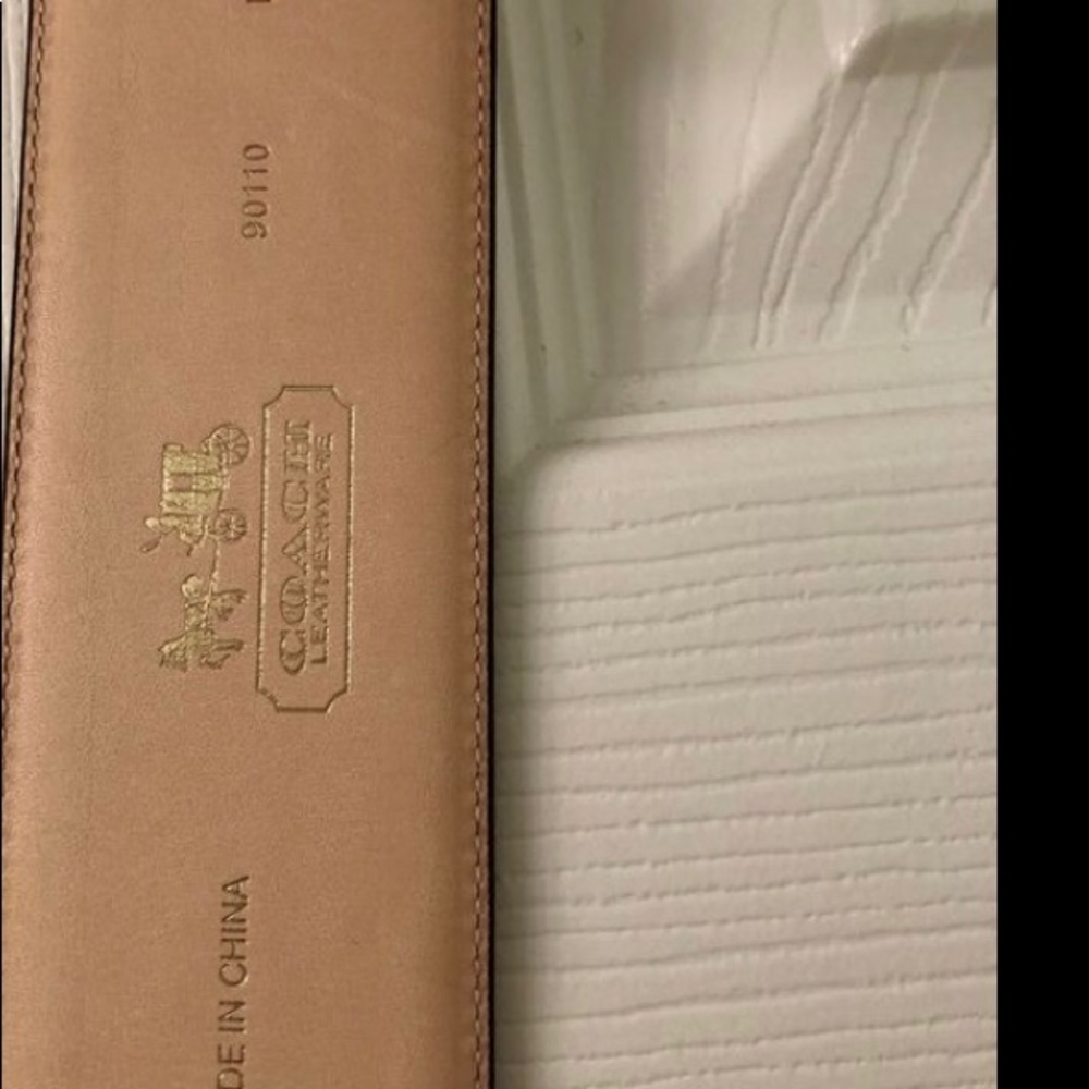 Coach belt